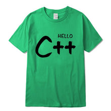 Load image into Gallery viewer, C++ Hello Men T-shirt