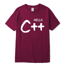 Load image into Gallery viewer, C++ Hello Men T-shirt